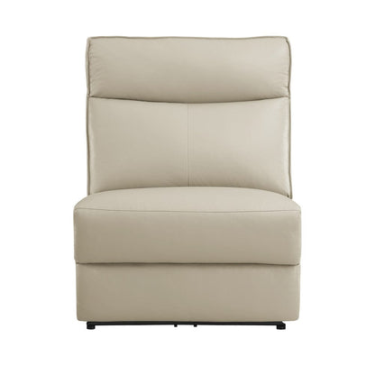 Homelegance  - Maroni 6-Piece Modular Power Reclining Sectional W/ Power Headrests in Taupe - 8259RFTPx6SCPWH  view 3