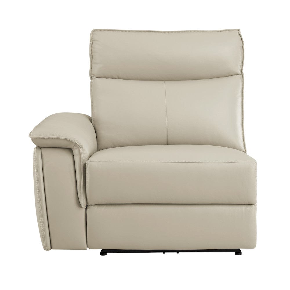 Homelegance  - Maroni 6-Piece Modular Power Reclining Sectional W/ Power Headrests in Taupe - 8259RFTPx6SCPWH  view 7