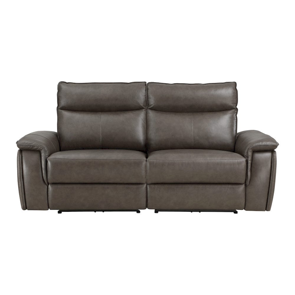 Homelegance  - Maroni Power Double Reclining Love Seat W/ Power Headrests in Dark brown - 8259RFDB-2PWHx  view 1