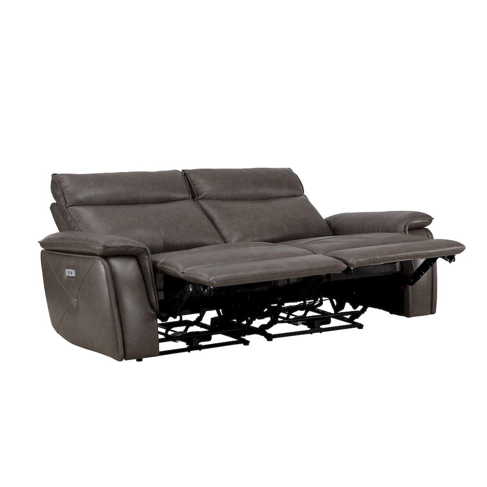 Homelegance  - Maroni Power Double Reclining Love Seat W/ Power Headrests in Dark brown - 8259RFDB-2PWHx  view 4