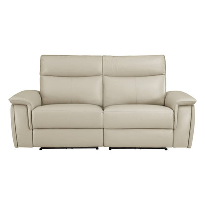 Homelegance  - Maroni Power Double Reclining Love Seat W/ Power Headrests in Taupe - 8259RFTP-2PWHx  view 3