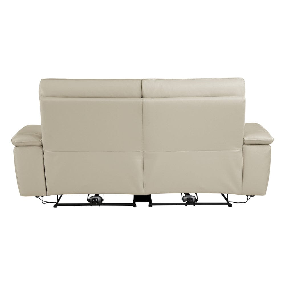 Homelegance  - Maroni Power Double Reclining Love Seat W/ Power Headrests in Taupe - 8259RFTP-2PWHx  view 4