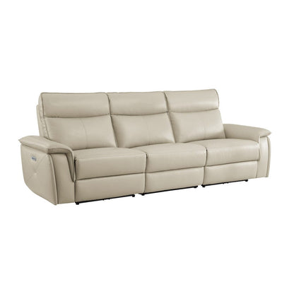 Homelegance  - Maroni Power Double Reclining Sofa W/ Power Headrests in Taupe - 8259RFTP-3PWHx  view 1