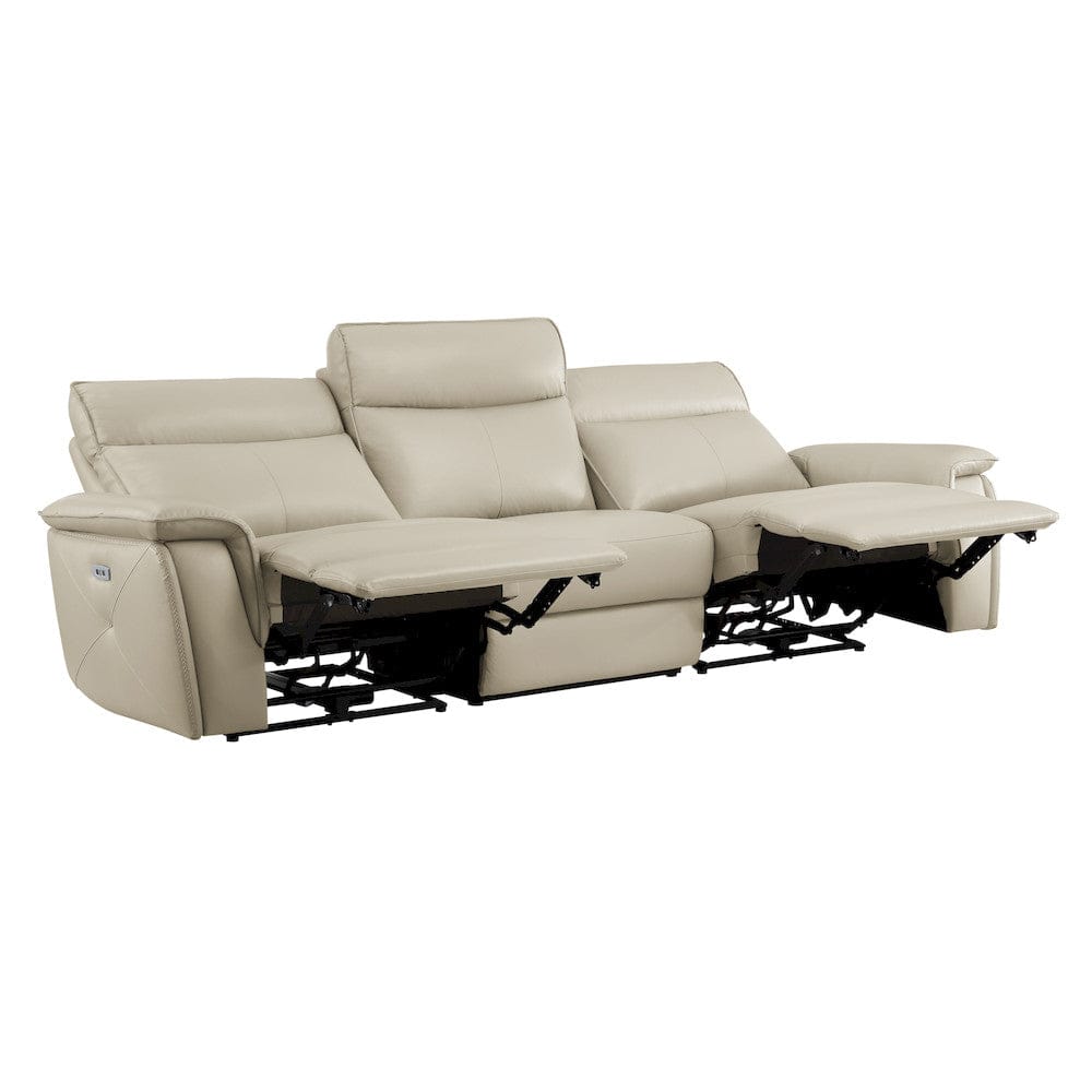 Homelegance  - Maroni Power Double Reclining Sofa W/ Power Headrests in Taupe - 8259RFTP-3PWHx  view 3
