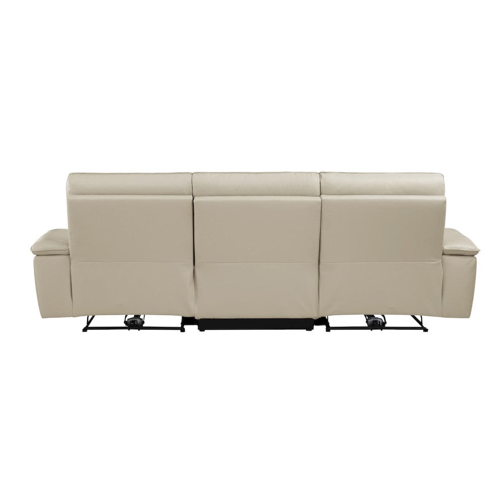 Homelegance  - Maroni Power Double Reclining Sofa W/ Power Headrests in Taupe - 8259RFTP-3PWHx  view 6