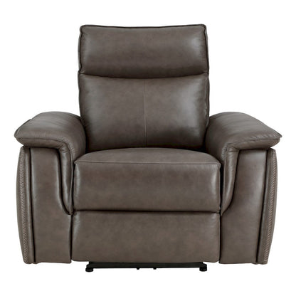 Homelegance  - Maroni Power Reclining Chair W/ Power Headrest in Dark brown - 8259RFDB-1PWH  view 1