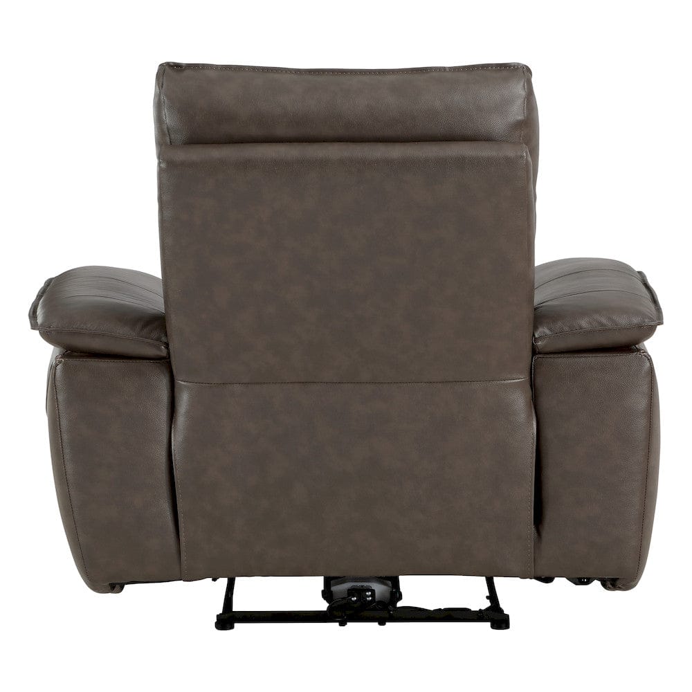 Homelegance  - Maroni Power Reclining Chair W/ Power Headrest in Dark brown - 8259RFDB-1PWH  view 4