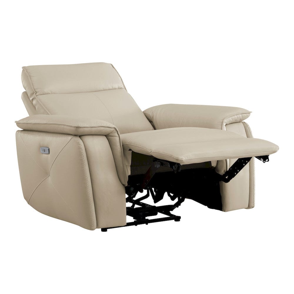 Homelegance  - Maroni Power Reclining Chair W/ Power Headrest in Taupe - 8259RFTP-1PWH  view 4