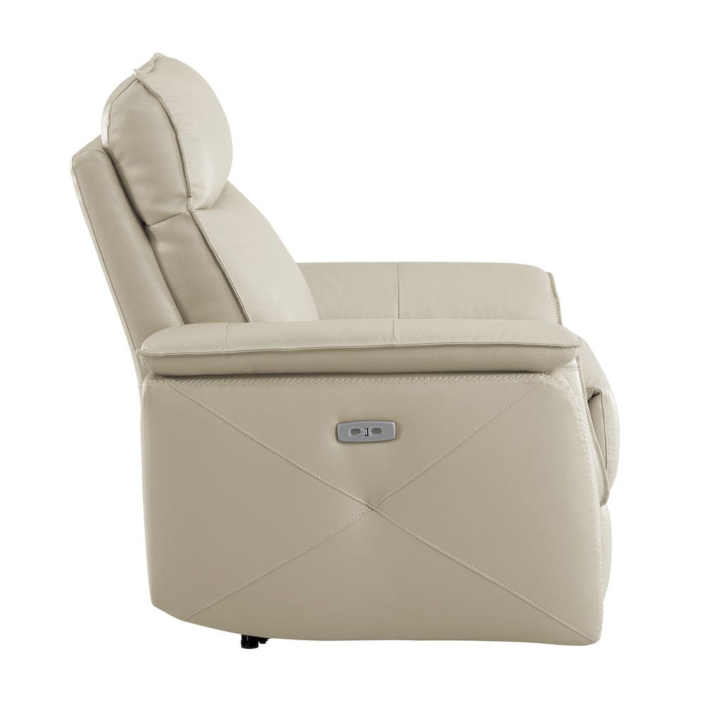 Homelegance  - Maroni Power Reclining Chair W/ Power Headrest in Taupe - 8259RFTP-1PWH  view 8