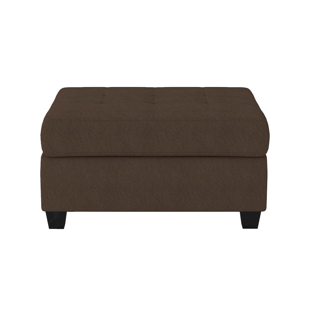 Homelegance  - Maston 3-Piece Reversible Sectional W/ Drop-Down Cup Holders and Storage Ottoman - 9507CHCx3OT  view 7