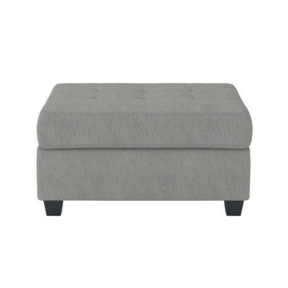 Homelegance  - Maston 3-Piece Reversible Sectional W/ Drop-Down Cup Holders and Storage Ottoman - 9507GRYx3OT  view 9