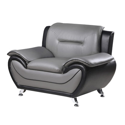 Homelegance  - Matteo Chair in Gray and black - 9419-1  view 1