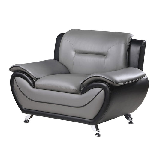 Homelegance  - Matteo Chair in Gray and black - 9419-1  view 1