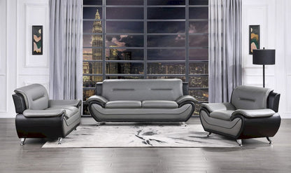 Homelegance  - Matteo Chair in Gray and black - 9419-1  view 4