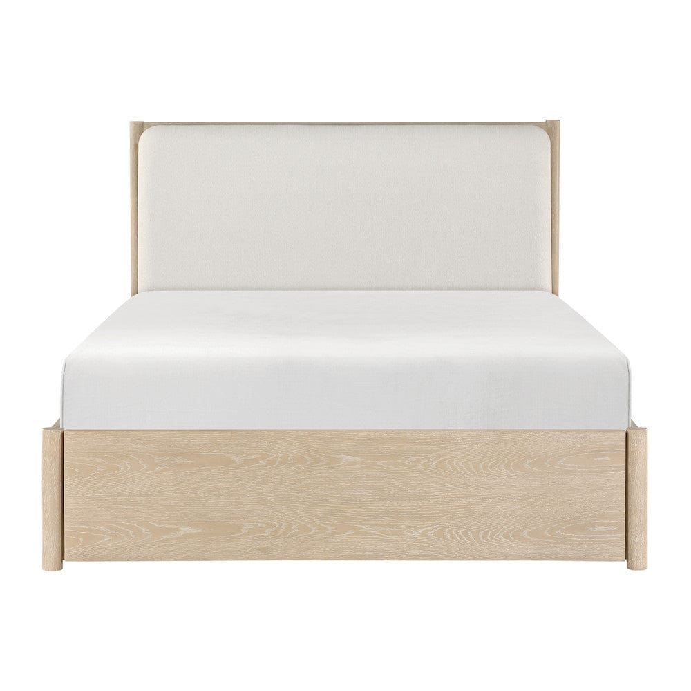 Homelegance  - Matteo Eastern King Platform Bed W/ Footboard Storage in Oyster - 1313NK-1EKx  view 3