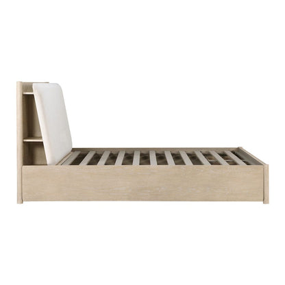 Homelegance  - Matteo Queen Platform Bed W/ Footboard Storage in Oyster - 1313N-1x  view 3
