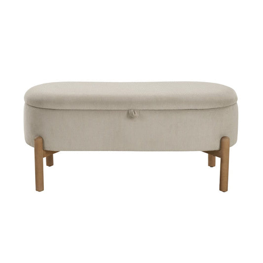 Homelegance  - Mavis Lift Top Storage Bench in Taupe - 4797TP  view 1