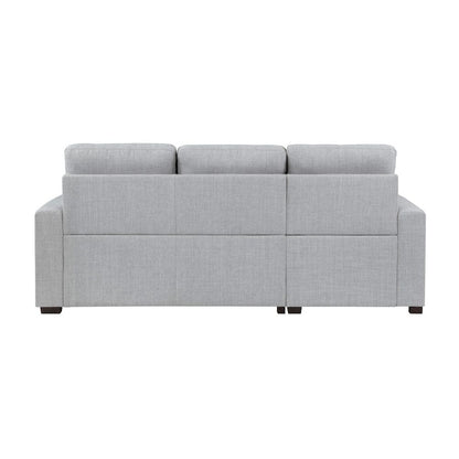 Homelegance  - McCafferty 2-Piece Sectional W/ Pull-out Bed and Left Chaise W/ Hidden Storage in Gray - 9916GYx2LCRL  view 8