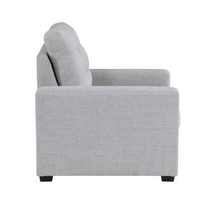 Homelegance  - McCafferty Chair W/ Pull-out Ottoman in Gray - 9916GY-1  view 3