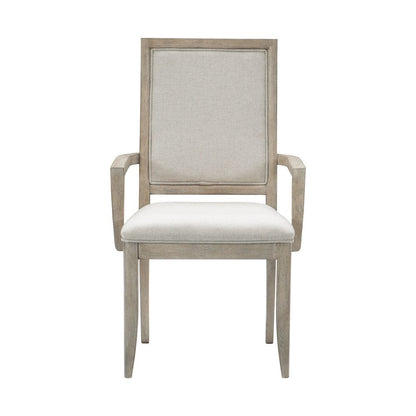 Homelegance  - Mckewen Arm Chair in White gray - 1820A  view 1