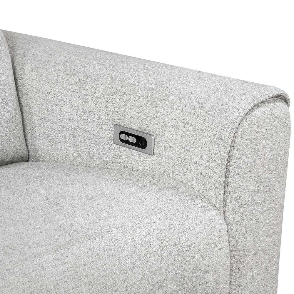Homelegance  - McPherson 6-Piece Modular Power Reclining Sectional W/ Power Headrests, Charging Ports in Cloud - 9455CLDx6LRRRPWH  view 5