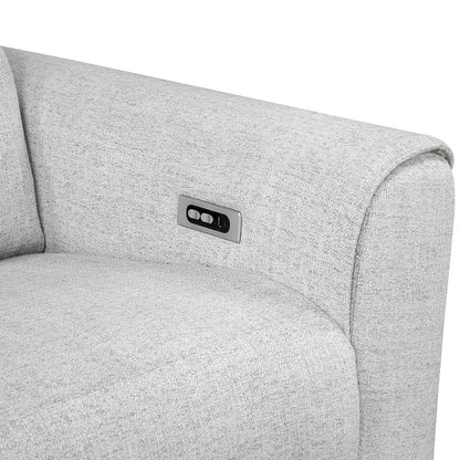 Homelegance  - McPherson 6-Piece Modular Power Reclining Sectional W/ Power Headrests, Charging Ports in Cloud - 9455CLDx6LRRRPWH  view 5