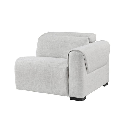 Homelegance  - McPherson 6-Piece Modular Power Reclining Sectional W/ Power Headrests, Charging Ports in Cloud - 9455CLDx6LRRRPWH  view 10