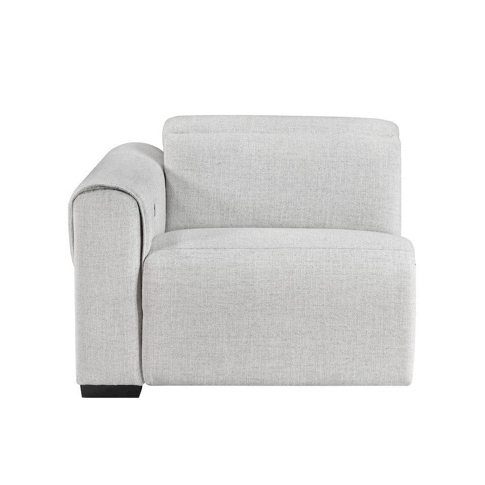 Homelegance  - McPherson 7-Piece Modular Power Reclining Sectional W/ Power Headrests in Cloud - 9455CLDx7LRRRPWH  view 11