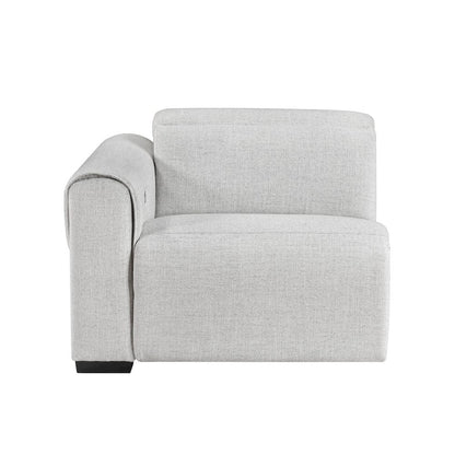 Homelegance  - McPherson 7-Piece Modular Power Reclining Sectional W/ Power Headrests in Cloud - 9455CLDx7LRRRPWH  view 11