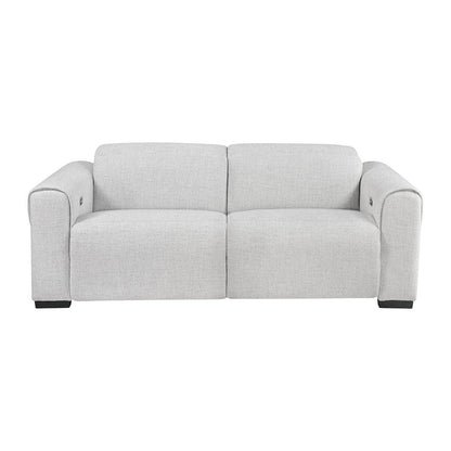 Homelegance  - McPherson Power Double Reclining Love Seat W/ Power Headrests, Charging Ports in Cloud - 9455CLD-2PWHx  view 1