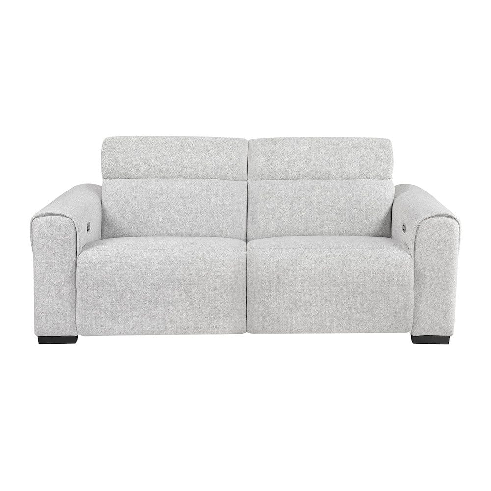 Homelegance  - McPherson Power Double Reclining Love Seat W/ Power Headrests, Charging Ports in Cloud - 9455CLD-2PWHx  view 6