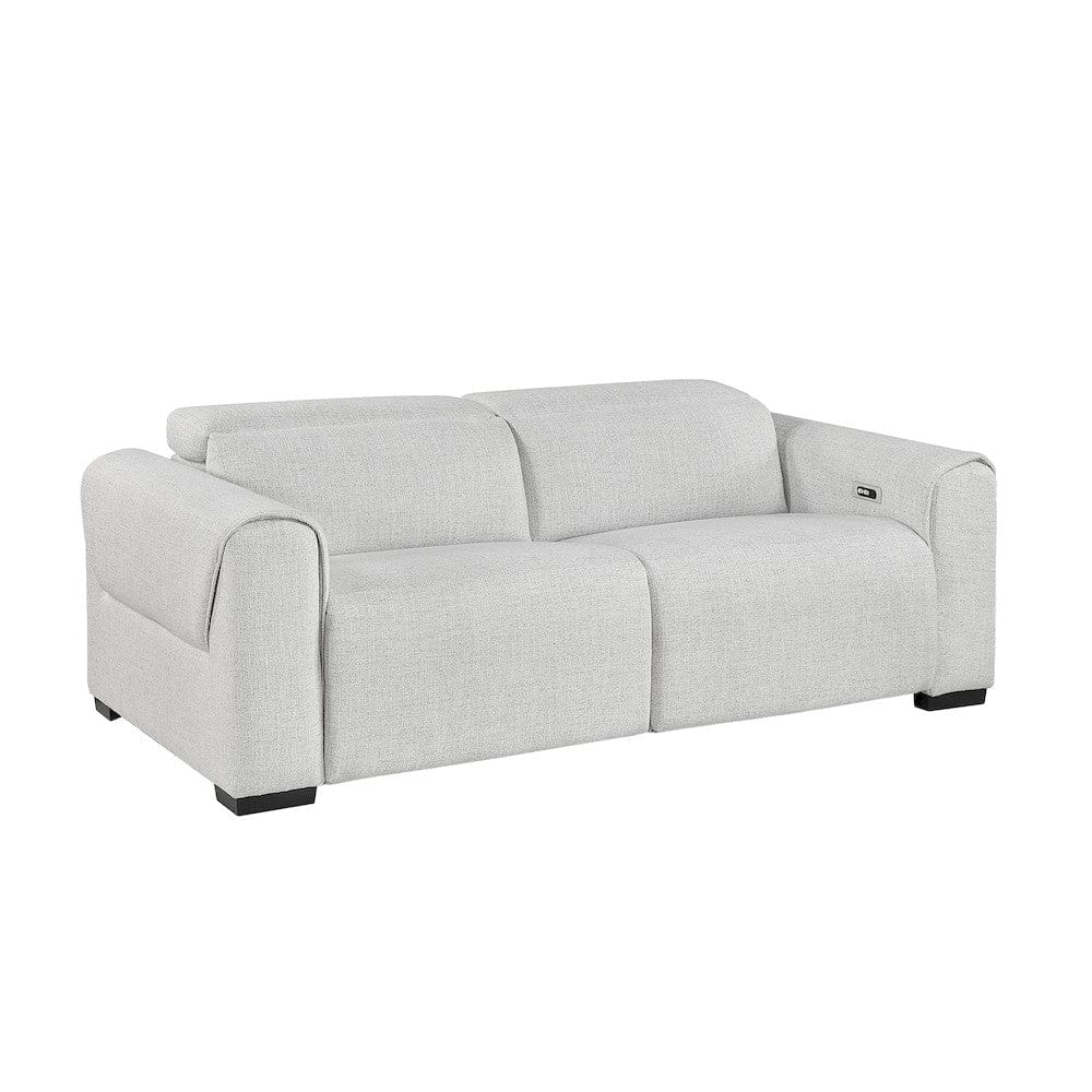 Homelegance  - McPherson Power Double Reclining Love Seat W/ Power Headrests, Charging Ports in Cloud - 9455CLD-2PWHx  view 7