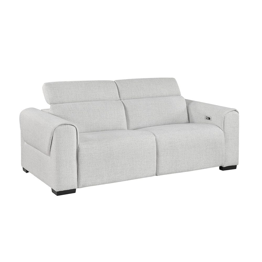 Homelegance  - McPherson Power Double Reclining Love Seat W/ Power Headrests, Charging Ports in Cloud - 9455CLD-2PWHx  view 8