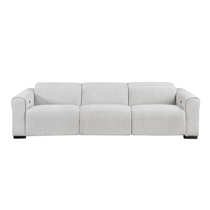 Homelegance  - McPherson Power Double Reclining Sofa W/ Power Headrests, Charging Ports in Cloud - 9455CLD-3PWHx  view 1