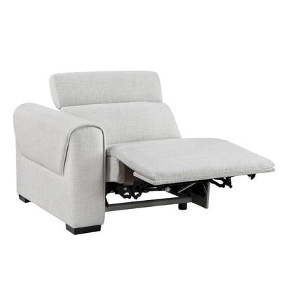 Homelegance  - McPherson Power Double Reclining Sofa W/ Power Headrests, Charging Ports in Cloud - 9455CLD-3PWHx  view 6