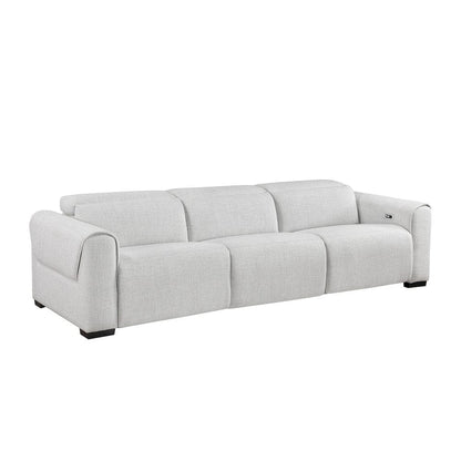 Homelegance  - McPherson Power Double Reclining Sofa W/ Power Headrests, Charging Ports in Cloud - 9455CLD-3PWHx  view 7