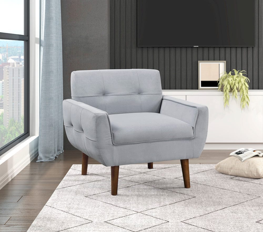 Homelegance  - Meadow Accent Chair in Gray - 1298GY-1  view 3