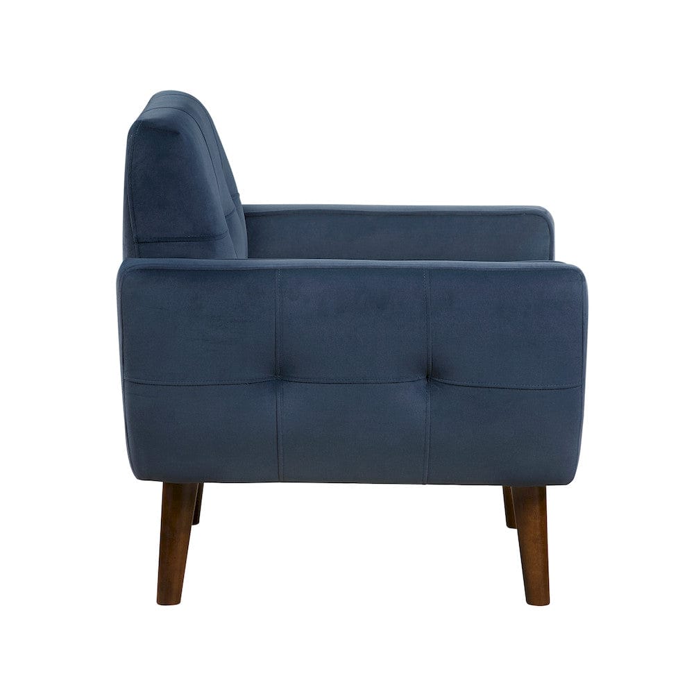 Homelegance  - Meadow Accent Chair in Navy - 1298BU-1  view 3