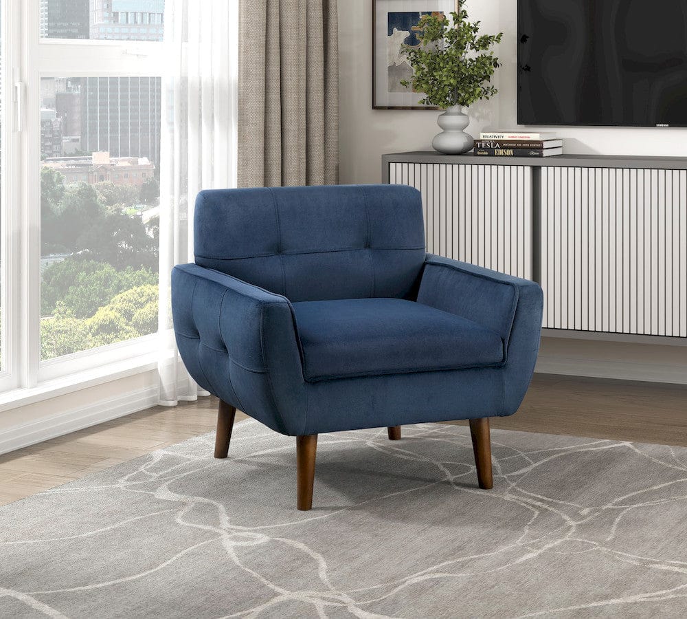 Homelegance  - Meadow Accent Chair in Navy - 1298BU-1  view 7