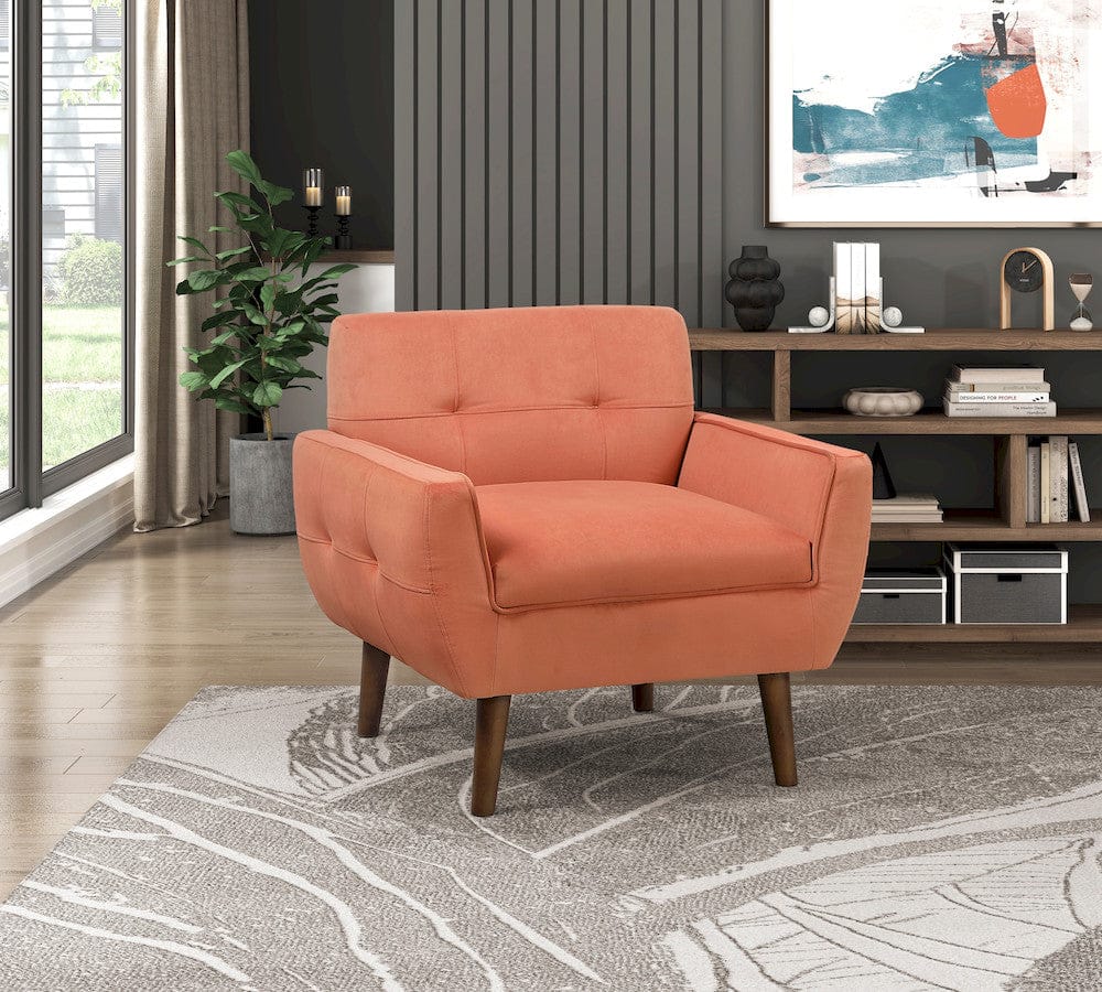 Homelegance  - Meadow Accent Chair in Orange - 1298RN-1  view 7