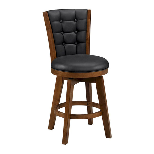 Homelegance  - Medford Swivel Counter Height Chair in Black - 5505-24BKS  view 2