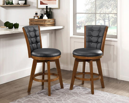 Homelegance  - Medford Swivel Counter Height Chair in Black - 5505-24BKS  view 5