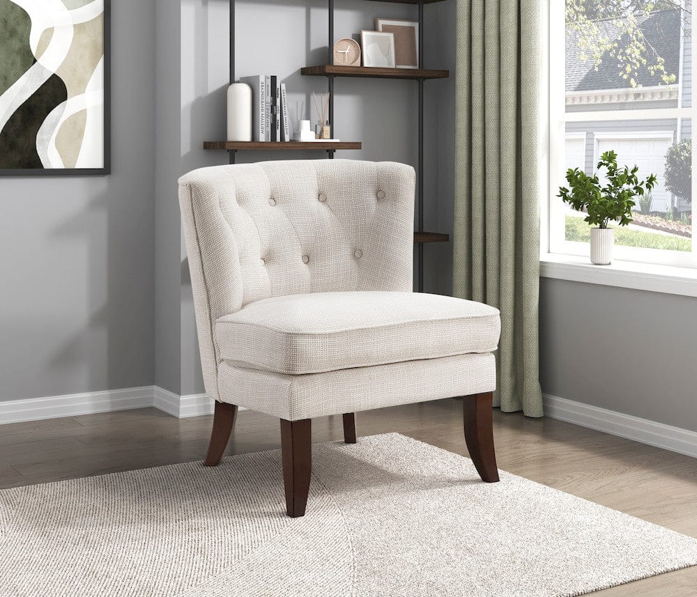 Homelegance  - Melrose Accent Chair in Beige - 1007BEG-1  view 7
