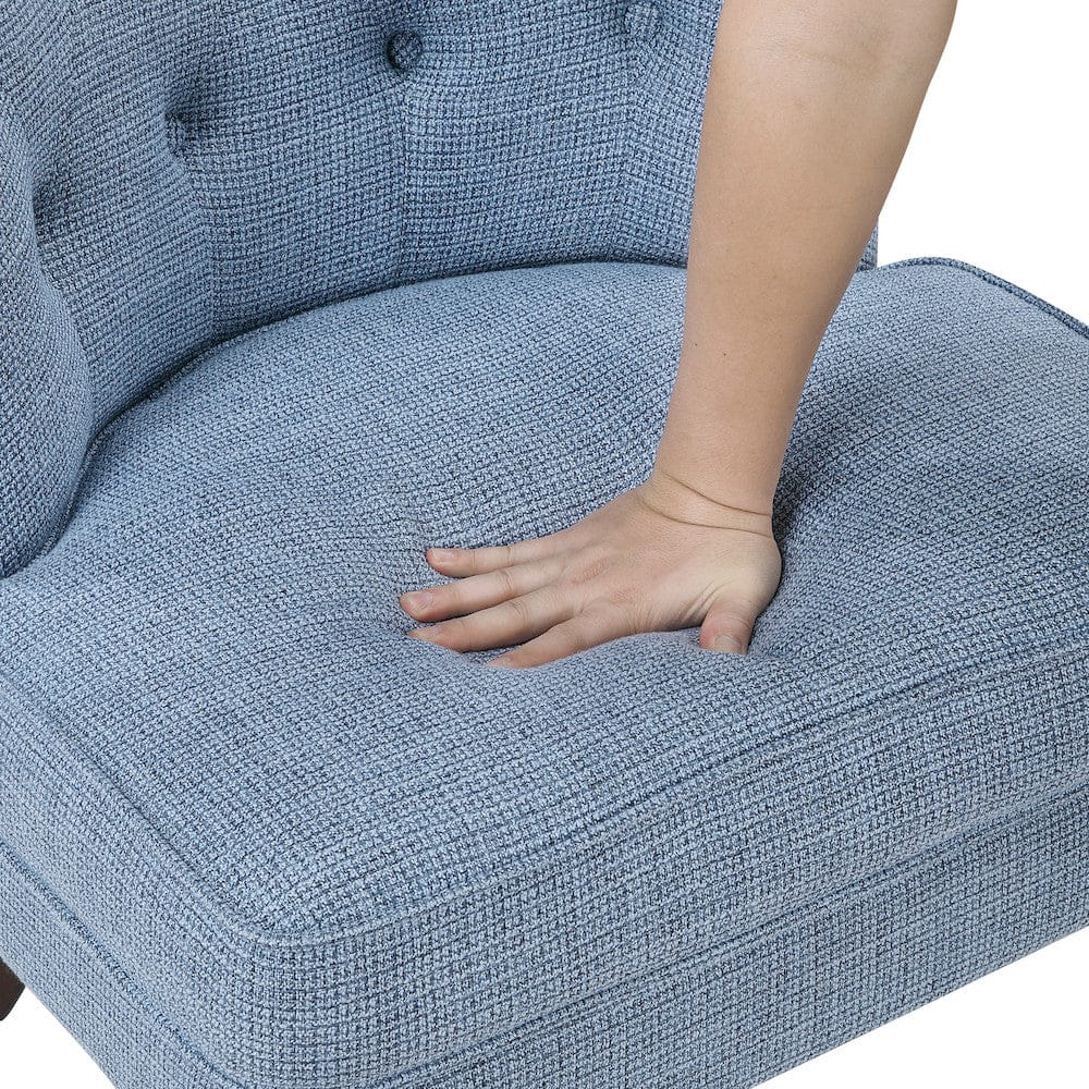 Homelegance  - Melrose Accent Chair in Blue - 1007BUE-1  view 6