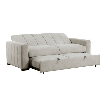 Homelegance  - Michah Convertible Sofa W/ Pull-out Bed in Light gray - 9622LG-3CLx  view 6