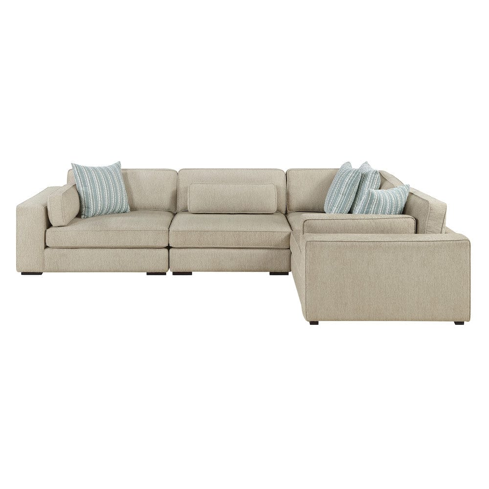 Homelegance  - Mila 4-Piece Sectional in Pewter - 9535PTx41L1R  view 2