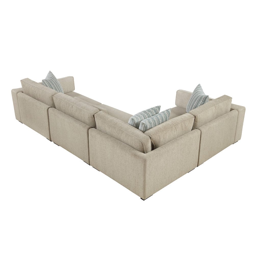 Homelegance  - Mila 4-Piece Sectional in Pewter - 9535PTx41L1R  view 4