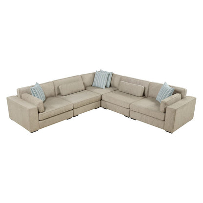 Homelegance  - Mila 5-Piece Sectional in Pewter - 9535PTx51L1R  view 1
