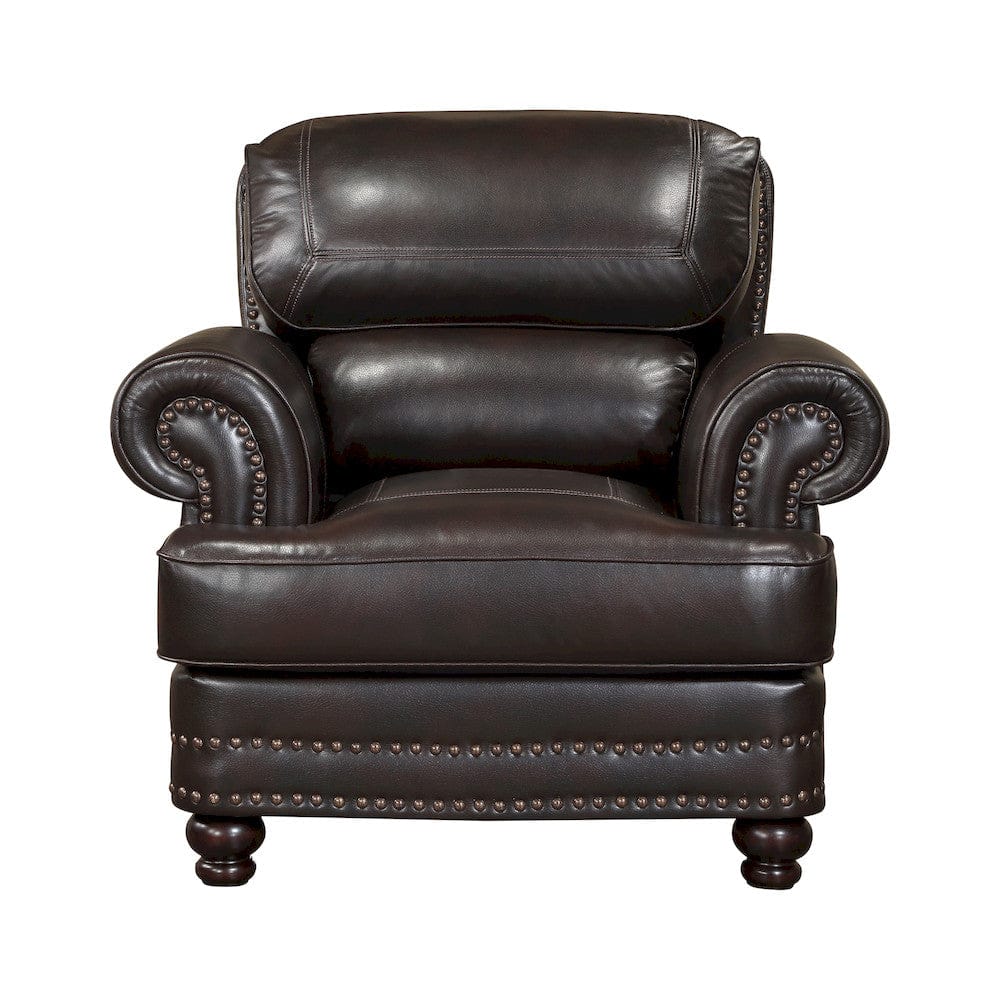 Homelegance  - Milford Chair in Brown - 9268BRW-1  view 1