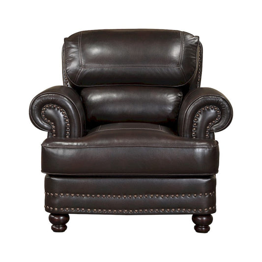 Homelegance  - Milford Chair in Brown - 9268BRW-1  view 1